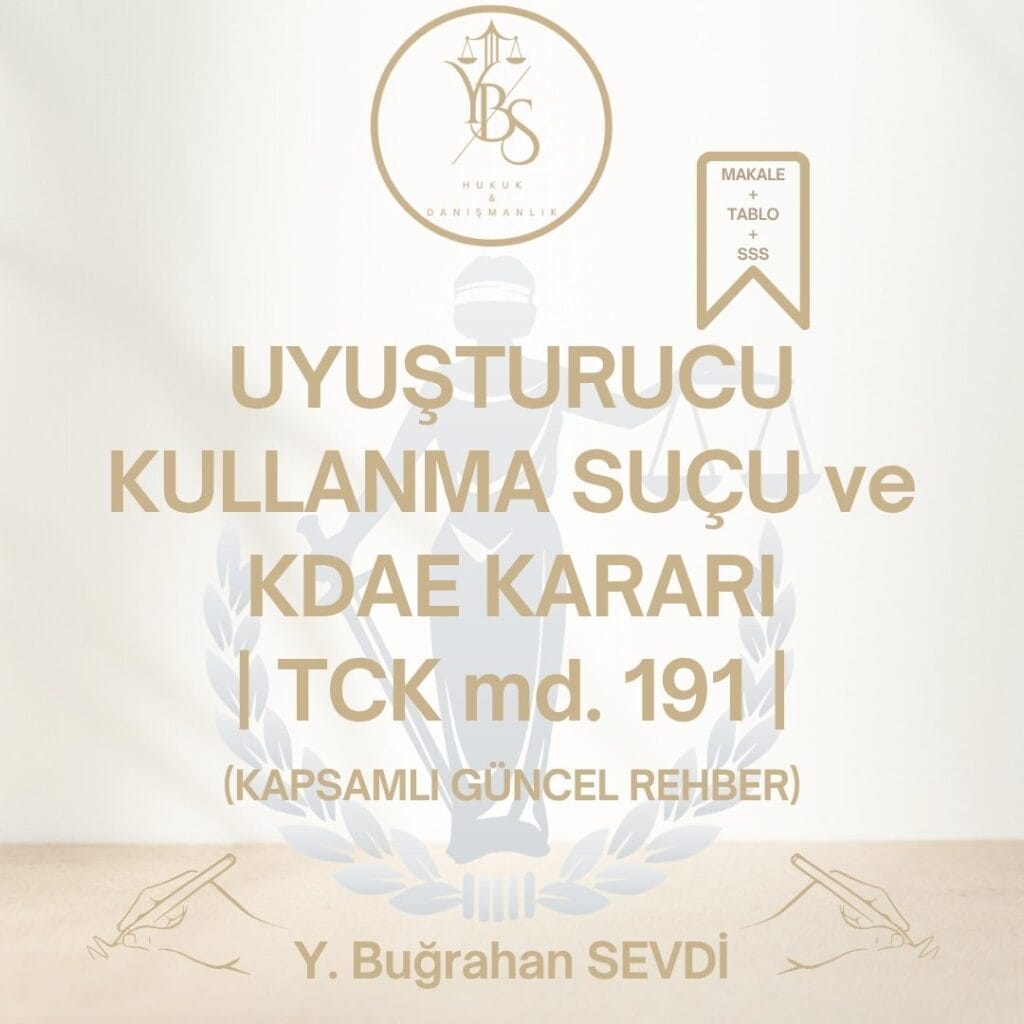 Uyuşturucu Kullanma Suçu